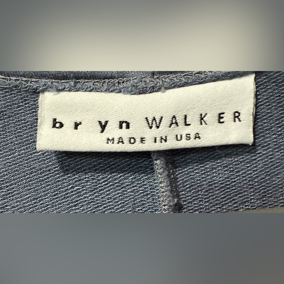 Bryn‎ Walker Phillipa Lagenlook Long Sleeve Maxi Dress Pockets  Slate Blue Gray - Picture 3 of 5